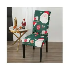 GENERICO - Forros Funda de Silla Navideña Decoración Navidad Pack x4