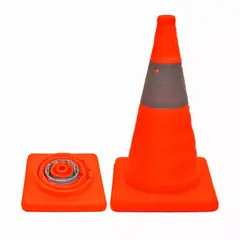 GENERICO - Cono De Emergencia Reflectivo Retractil 30cm seguridad vial