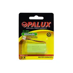 OPALUX - Batería Recargable AAA NI-MH para Teléfono Inalámbrico 800mAH 24V