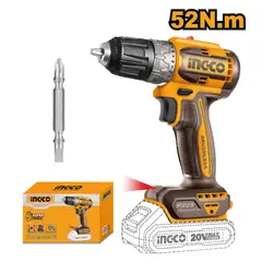 INGCO TOOLS - Taladro Atornillador Inalámbrico Brushless Ingco 20V 52 NM CDLI204531