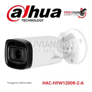 DAHUA - CAMARA TUBO EXTERIOR METAL ICR DIA&NOCHE 2.0 MP 1080P  HAC-HFW1200R-Z-A