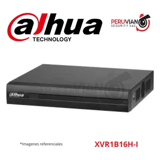 DAHUA - Grabador digital WizSense  1U 1HDD  de 16 canales-1080P XVR1B16H-I