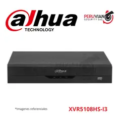 DAHUA - Grabador de vídeo digital WizSense 8 canales XVR5108HS-I3
