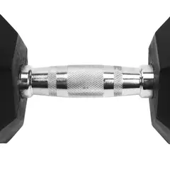 GENERICO - MANCUERNAS HEXAGONAL DE CAUCHO 12.5 KG (PAR)