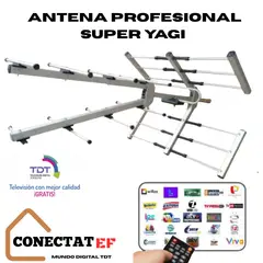 GENERICO - Antena De Tv Digital tdt Ahd-4500 Exteriores Full Hd