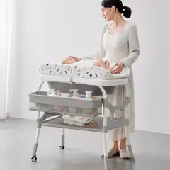 Babykiss - BAÑERA CON CAMBIADOR 2 EN 1 PREMIUM MULTIFUNCIONAL