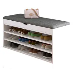 GENERICO - Zapatera Armado Acolchonado Emil Blanco - Gaudi