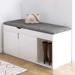 GENERICO - Zapatera Armado Acolchonado Henrik Blanco - Gaudi