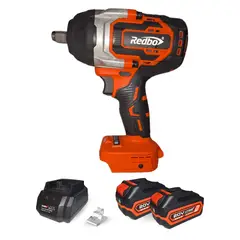 REDBO - Llave de impacto 880nm incluye 2 baterias 4ah