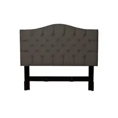 MUEBLES MACRUMO - Cabecera Alta Varsovia de 2 Plz - Color Plomo