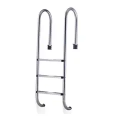GENERICO - ESCALERA PARA PISCINA DE ACERO INOX ANTIDELIZANTES DE 4 PASOS