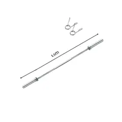 GENERICO - BARRA RECTA OLIMPICA DE 1.5 M