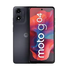 MOTOROLA - CELULAR G04 4+128 GB NUEVO - LIBERADO - NEGRO COSMICO