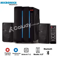 MICRONICS - Parlante Micronics Infinity 6 - MIC S7601 Bluetooth USB FM SD para TV
