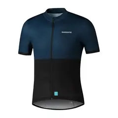 SHIMANO - JERSEY ELEMENT SS AZUL CON NEGRO TALLA S