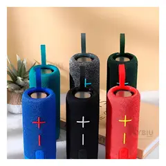 RYBIU IMPORT - Parlante de Plastico Util Duradero Verde Y+Regalo Stickers