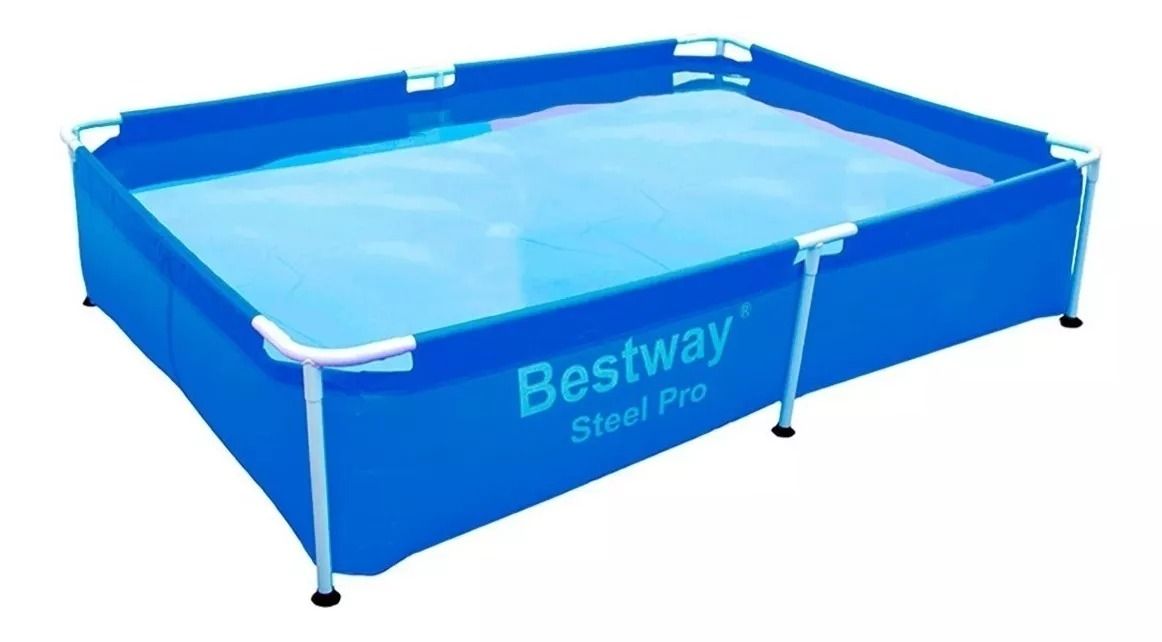 BESTWAY - PISCINA RECTANGULAR ESTRUCTURAL DE 228X159X42CM