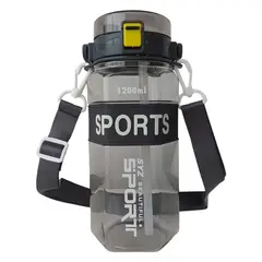 GENERICO - Tomatodo Deportivo 1.2 L con Correa Ajustable - Doble Pico