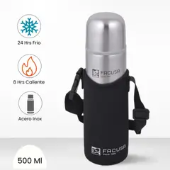 FACUSA - Termo de Bebida con Funda 500ml