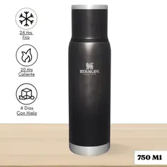 STANLEY - Termo de bebida Adventure TO GO Charcoal Glow 750 Ml