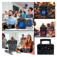 RYBIU IMPORT - Altavoz Funcional de 4 Pulgadas Y+Ligas de Regalo