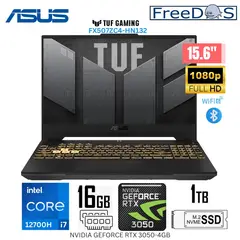 ASUS - Laptop Gamer Tuf FX507ZC4-HN132 Intel Corei7-12°Gen 15.6" FHD 16GB RAM 1TB SSD RTX3050-4GB WIN11