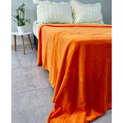 CASATEX - Manta Flannel - Mandarina