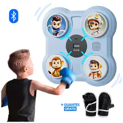 KELLER - Maquina de Boxeo Musical con Bluetooth Guantes Regalo CL RZ1
