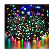 GENERICO - Tira de luces navideñas Musical guirnaldas multicolor 50 Metros 240L
