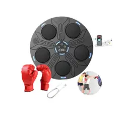 GENERICO - Maquina de Boxeo Inteligente Musical Bluetooth Luz LED