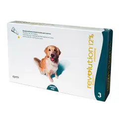REVOLUTION - 12% X 3 Pipetas De 2,00ml - Perros De 20,1 A 40kg