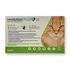 REVOLUTION - Plus X 1 Pipeta De 1ml - Gatos De 5 A 10kg