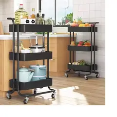 GENERICO - Carrito Multiuso-Organizador 4 Niveles-Almacenamiento
