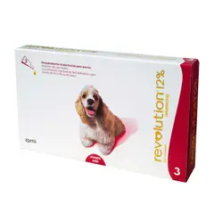 REVOLUTION - 12% X 3 Pipetas De 1,00ml - Perros De 10,1 A 20kg
