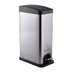 FACUSA - Papelera Selecto 20LT Acero Inoxidable con Pedal