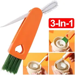 GENERICO - Cepillo Multifuncional 3 en 1 de Limpieza Tapas