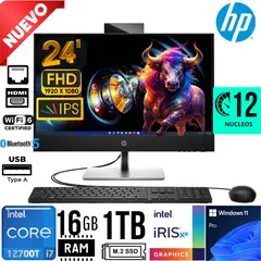 HP - All In One Proone 440 G9 Core i7 12700T Ram 16Gb SSD 1Tb 23.8" FHD Windows 11