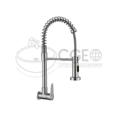 XM - GRIFERÍA DE COCINA RESORTE PARED MATE LC304-2014 P3