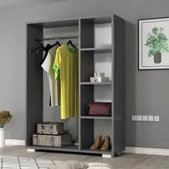 GENERICO - Ropero Moderno Itose Gris R&R MUEBLES