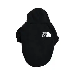 GENERICO - SUDADERA CON CAPUCHA PARA PERROS NEGRA L - SUAVE Y CÓMODA