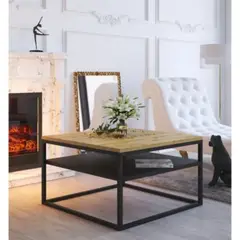 GENERICO - Mesa de Centro Moderna Taishi Marron R&R MUEBLES