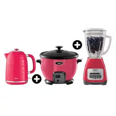 OSTER - Tri-Combo Arrocera + Licuadora + Hervidor