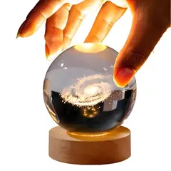 INSPIRA - Esfera 3D Mini Lámpara de Luz Cálida Galaxia