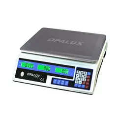 OPALUX - Balanza Digital Recargable 40Kg OP-209C