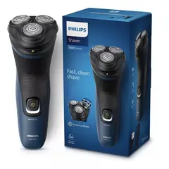 PHILIPS - Afeitadora Electrica Philips 3D Uso Seco y Húmedo Carga por USB