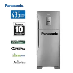 PANASONIC - Refrigeradora 435L No Frost Panel táctil NR-BT51PV3XD - Silver