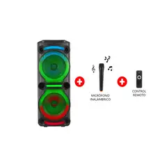 TREVELY - Parlante Portatil Bluetooth WT-1250 - 500W