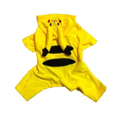 GENERICO - Disfraz Halloween Pikachu mascotas perros y gatos talla 0