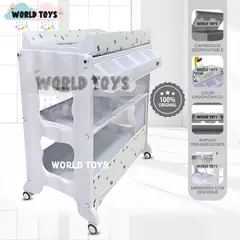 BABY - Bañera Cambiador «CHEIKHOUNA » Edición Limitada White