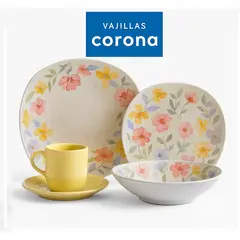 CORONA - Juego de Vajilla ALISA 20 Piezas